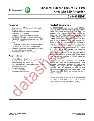 CM1499-E6DE datasheet  